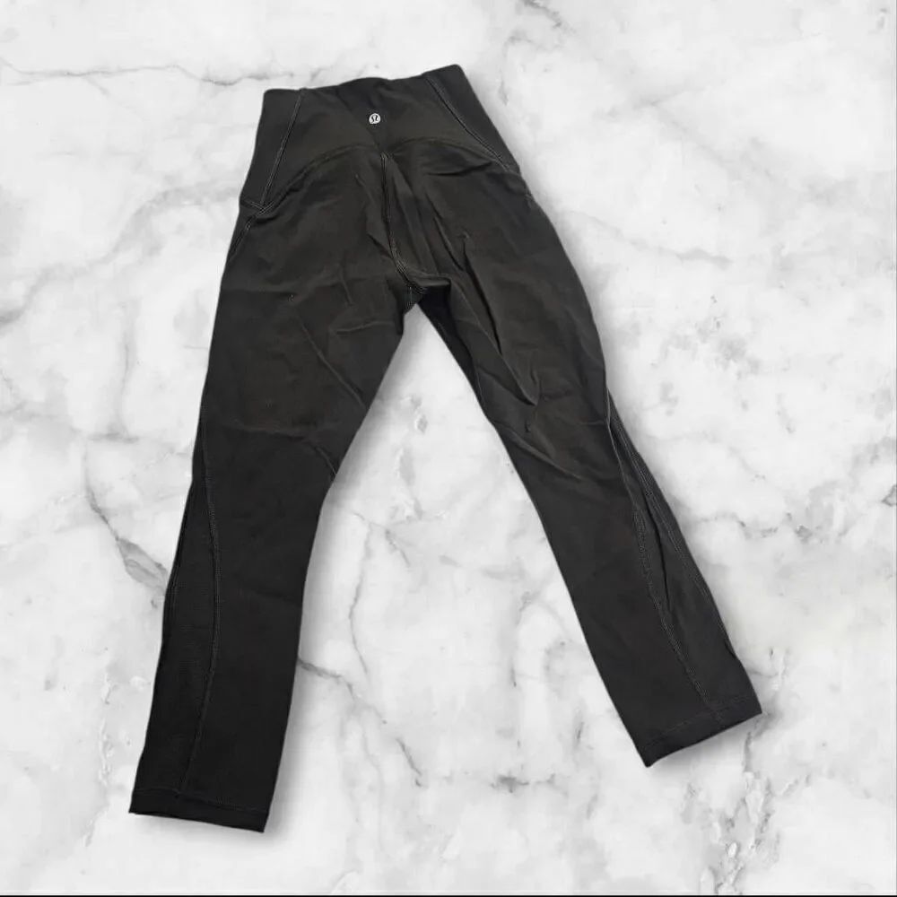 Lululemon Size 4 Olive Green Wunder Train Leggings